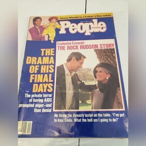 People Weekly Magazine - The Rock Hudson Story 1986